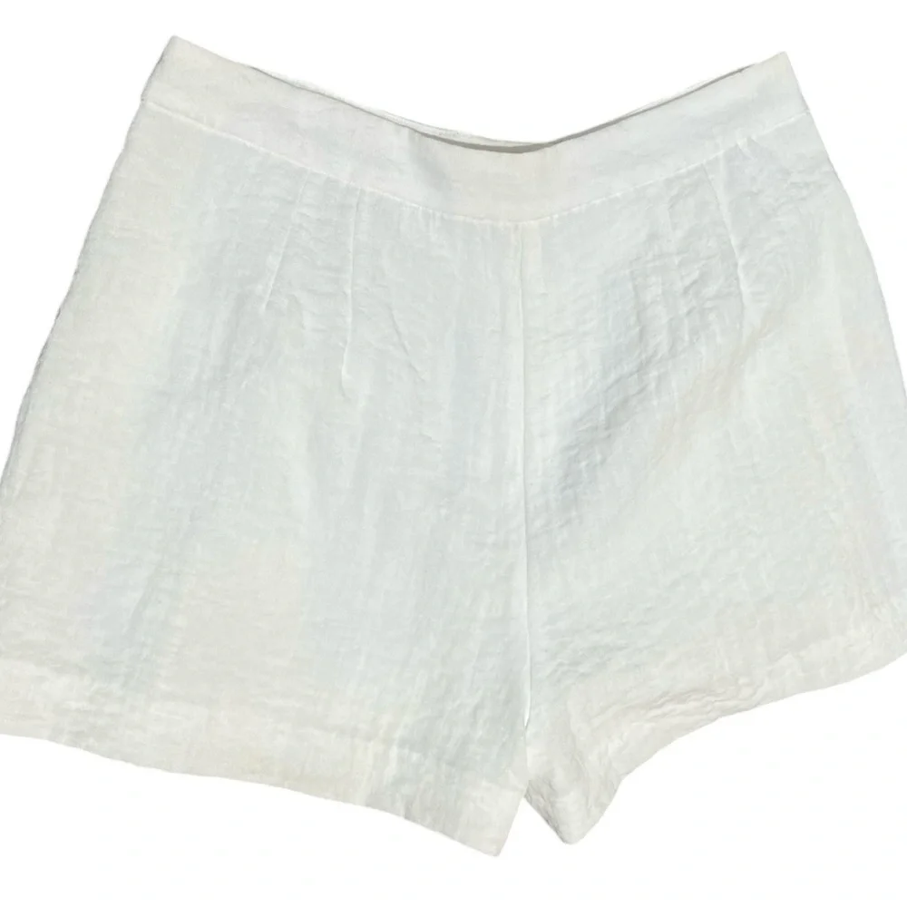 MICHAEL Michael Kors White Shorts Fully Lined Pleated Front Dressy Sz 6
